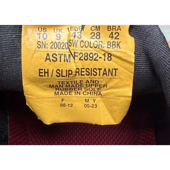 Skechers Men's Summits Colsin Slip Resistant Slip-In Sneaker 200205 BBK Size 10 - Picture 7 of 9